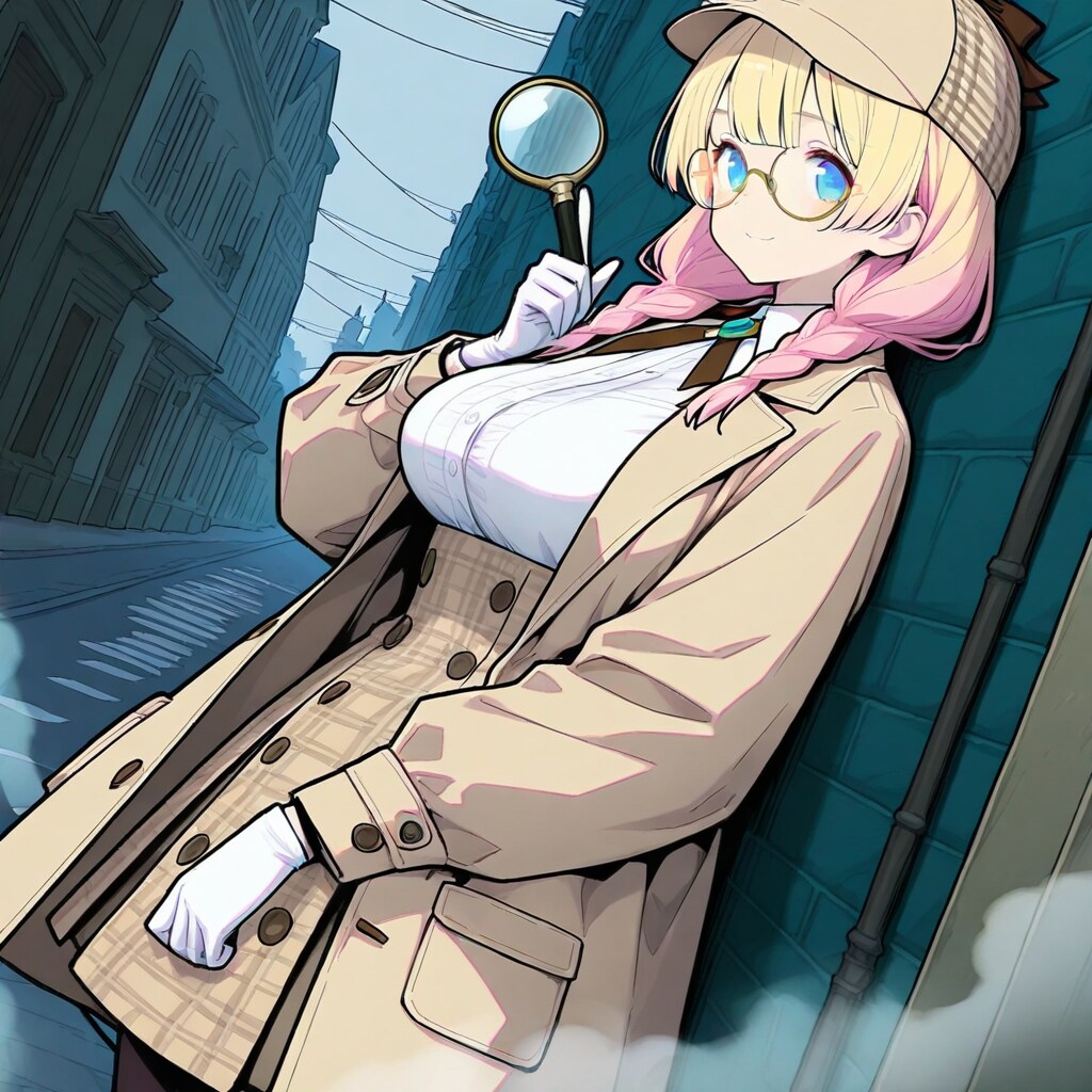 探偵の服装、似合ってます？