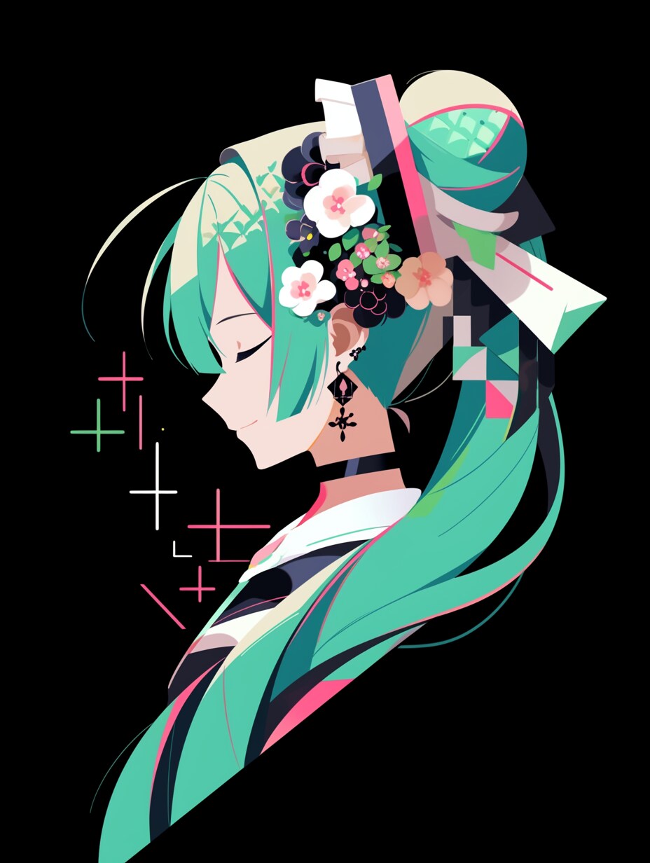 幾何学的な初音ミク