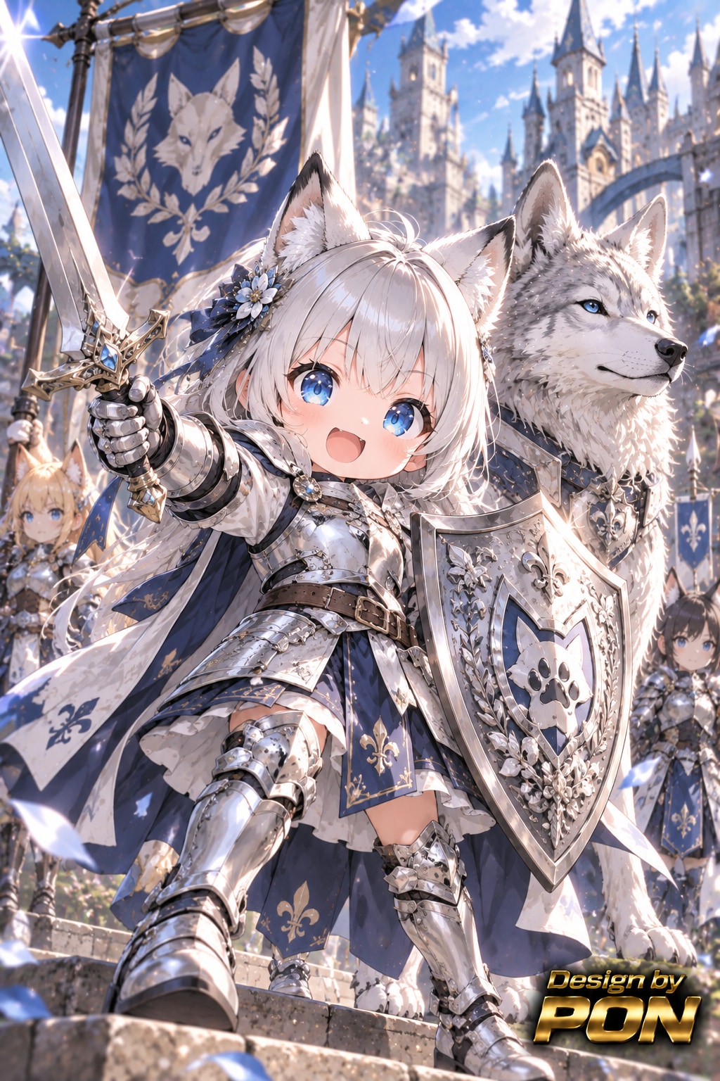 白銀の騎士 | の人気AIイラスト・グラビア