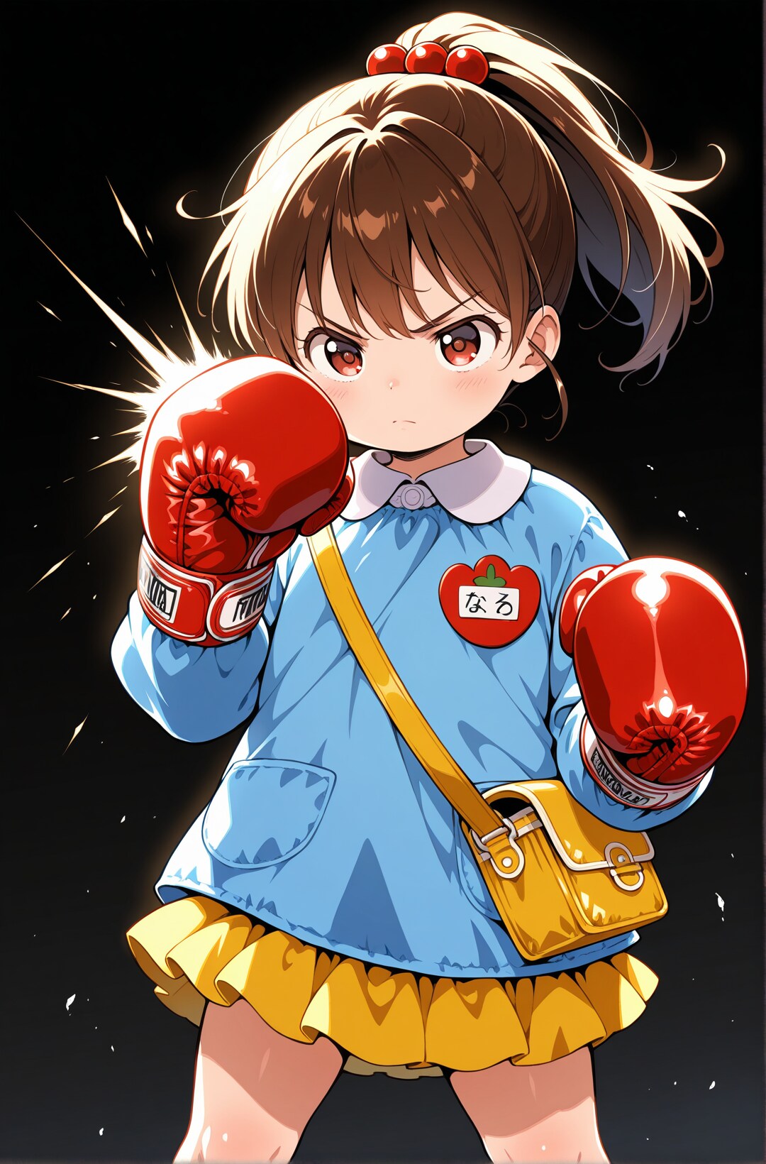 園児のアッパーカット