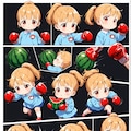 園児のアッパーカット 5枚目