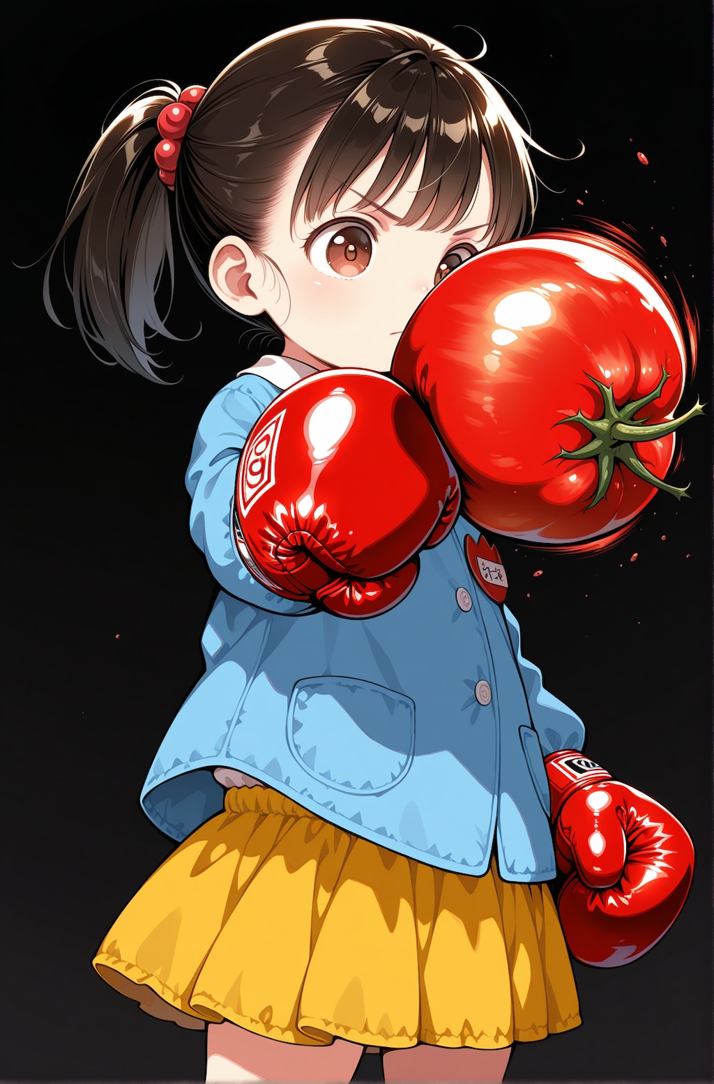 園児のアッパーカット