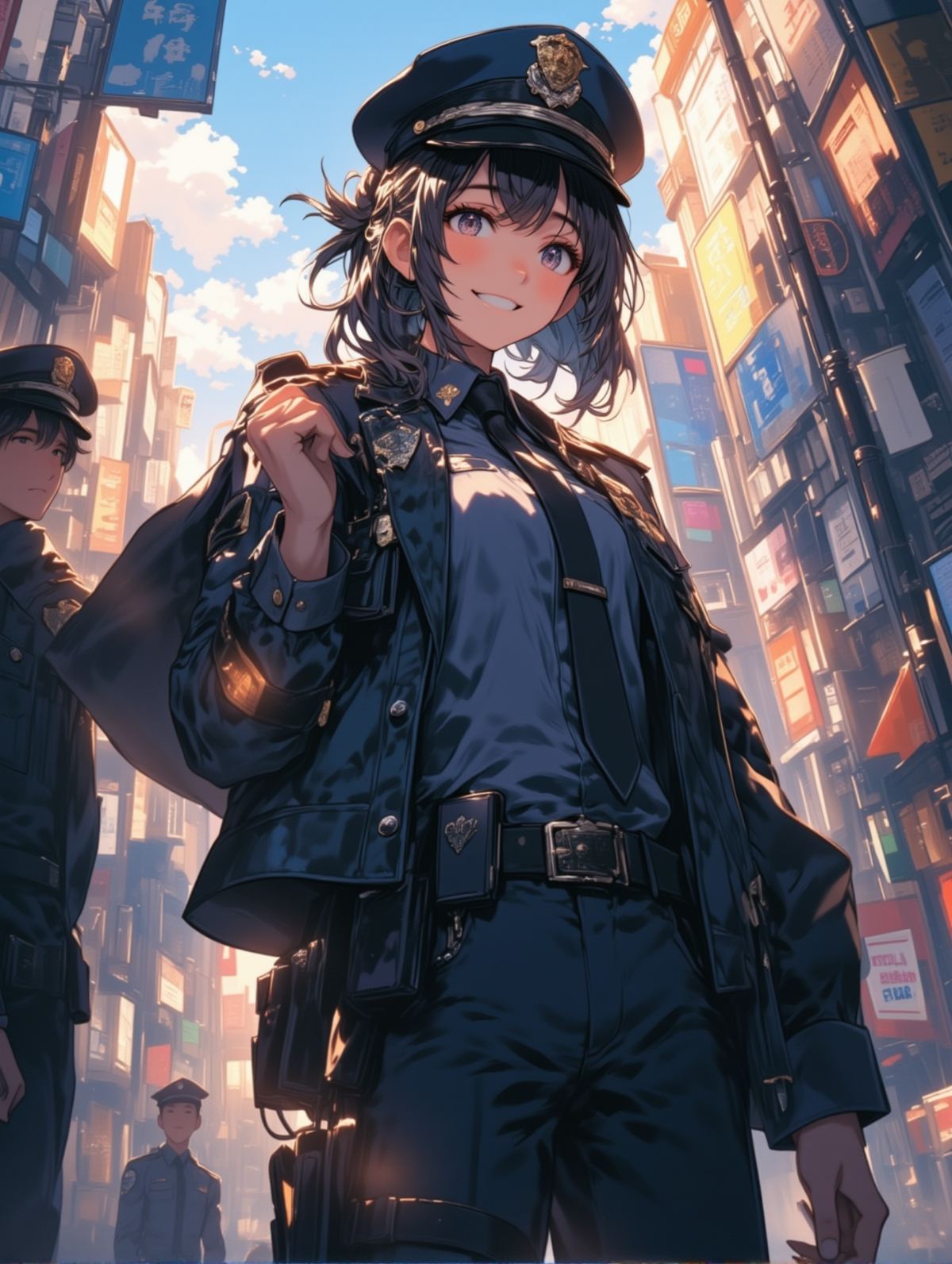 私が警察官_2 | の人気AIイラスト・グラビア