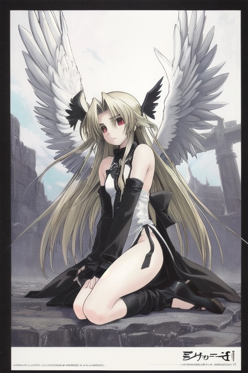 片翼の天使 | の人気AIイラスト・グラビア