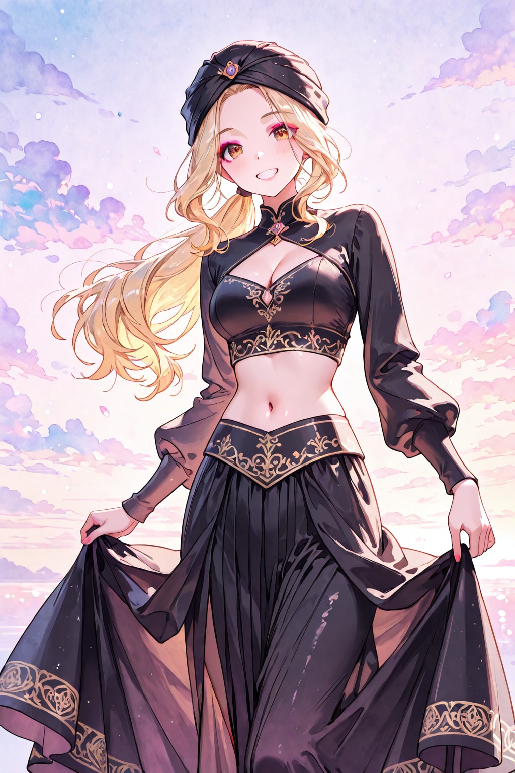 金髪ターバン