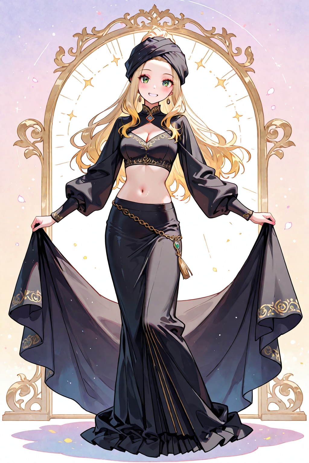 金髪ターバン