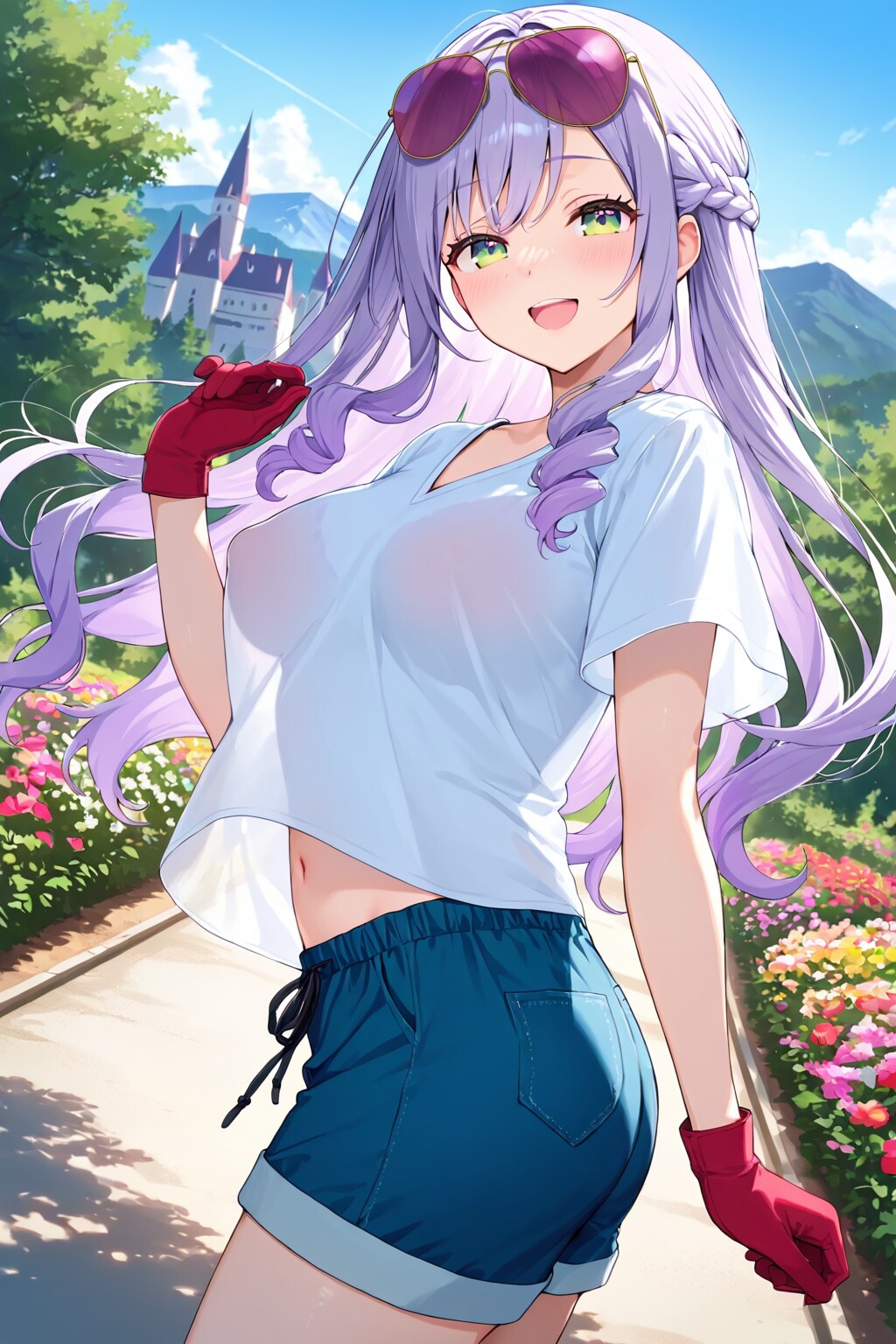 庭園ホットパンツ
