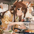 料理をするみことちゃん 10枚目