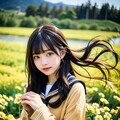 菜の花畑(2) 4枚目