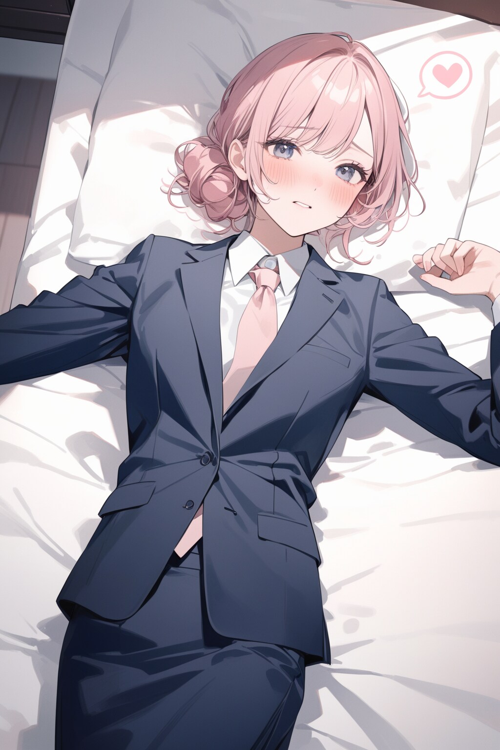 あなたになら押し倒されてもいいよ♥（1） | の人気AIイラスト・グラビア