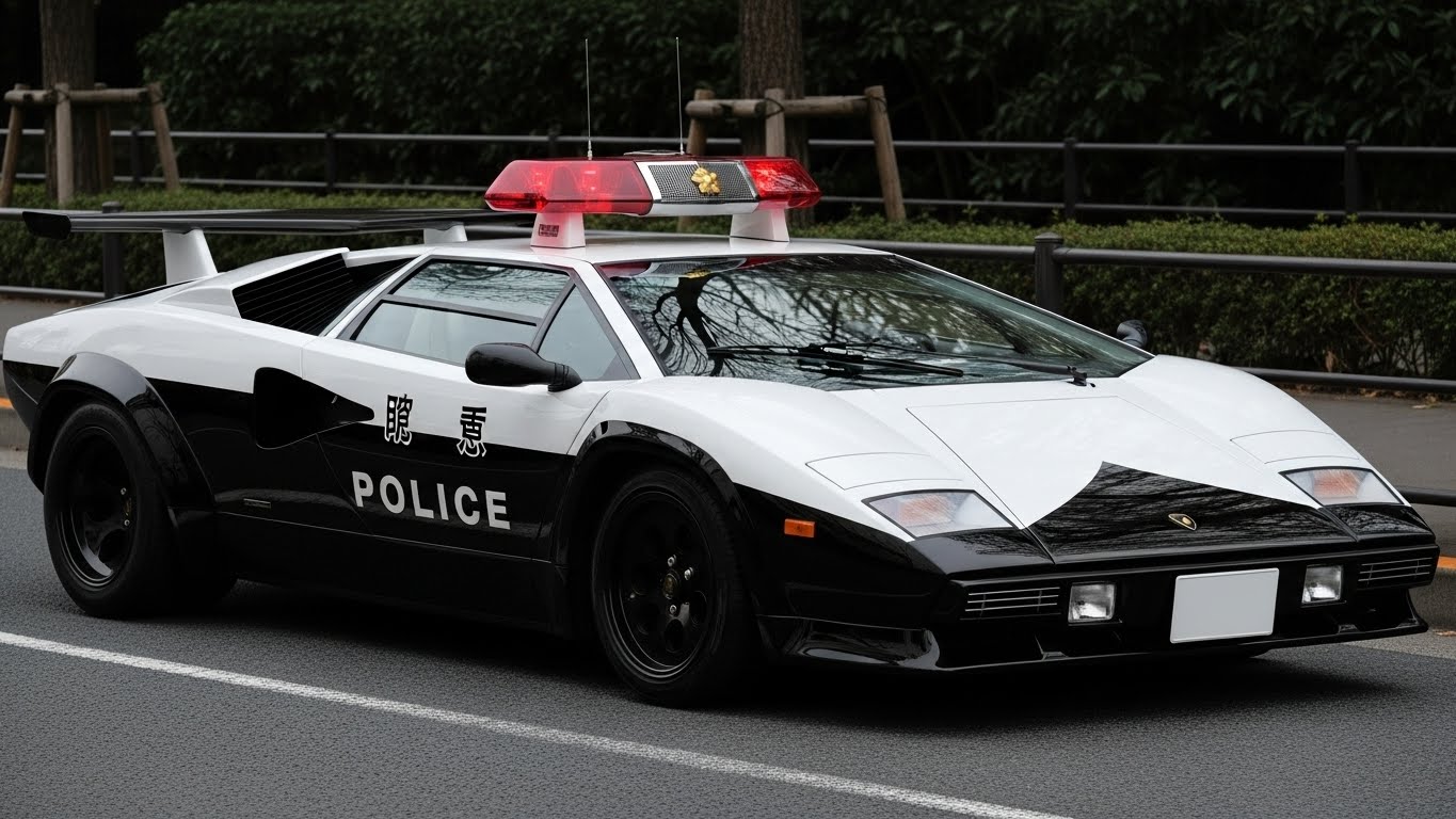 カウンタックパトロールカー | の人気AIイラスト・グラビア