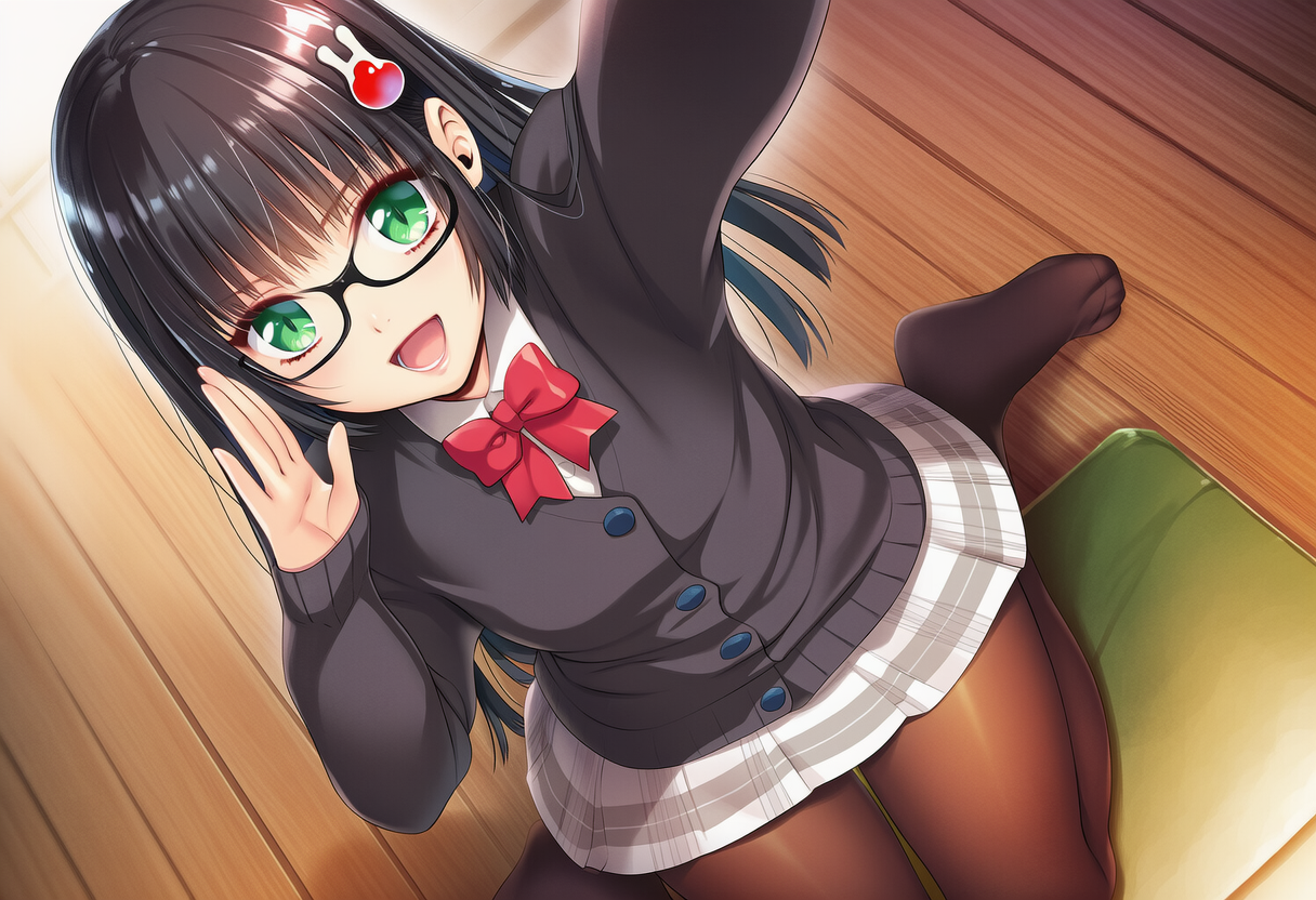 学生服とメイドビキニ