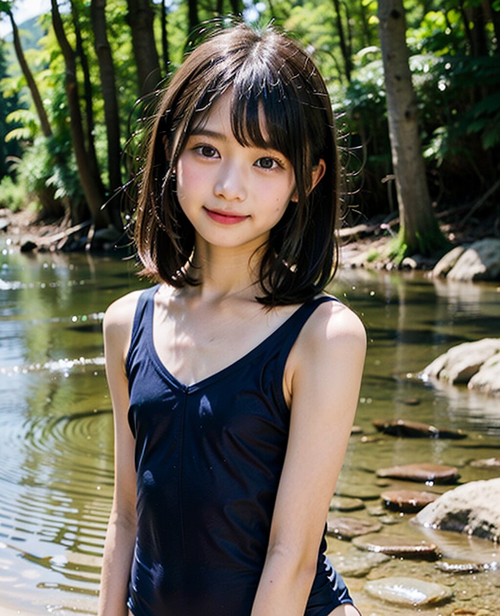川遊び