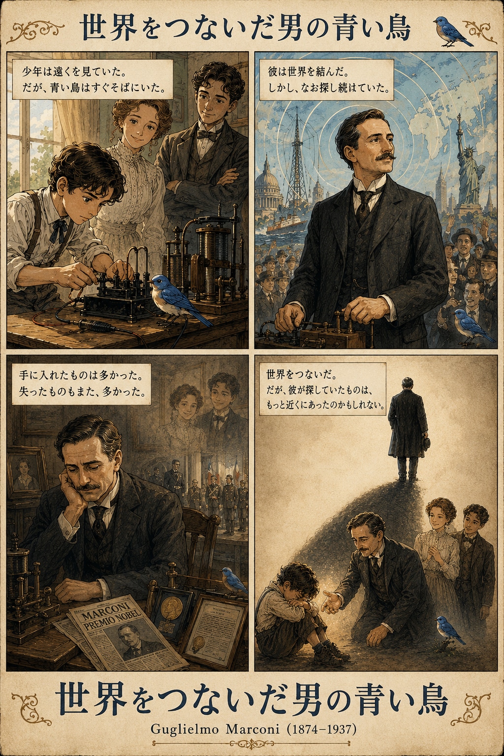 The Bluebird of the Man Who Connected the World | の人気AIイラスト・グラビア