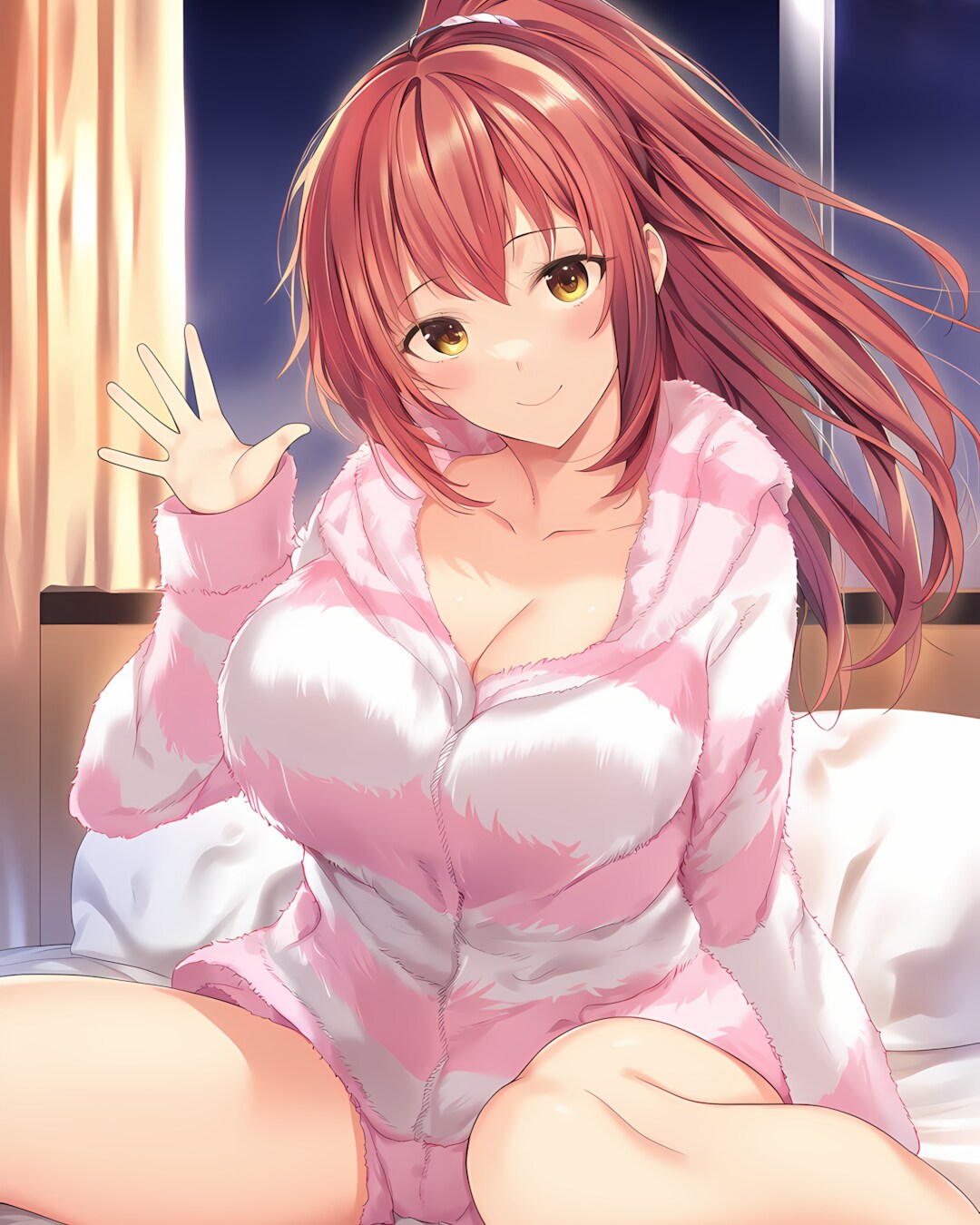 💤ジェラピケふわもこパーカー🤍おやすみ前のリラックスタイム🌙
