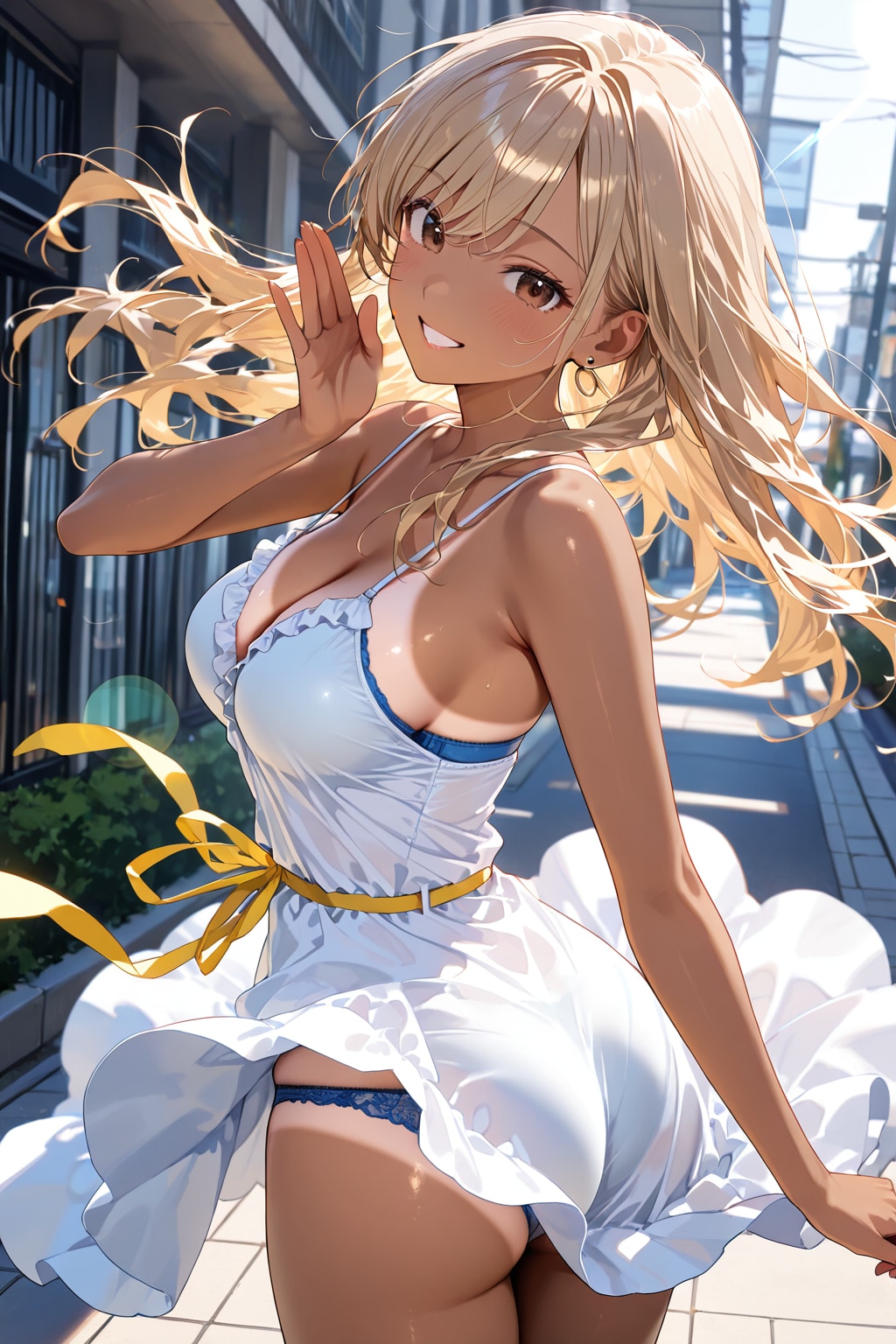 夏のテンション♡　アゲアゲのお姉さん