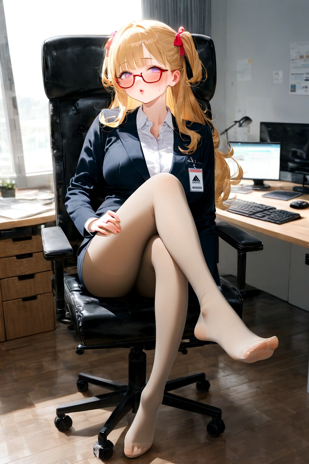 ねえ、脚の裏を舐めて…💕