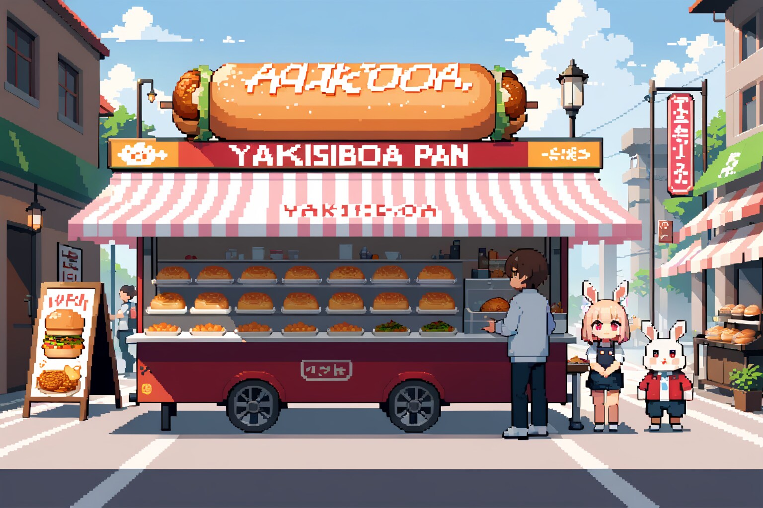 焼きそばパンチャレンジ　2024-07-08 | の人気AIイラスト・グラビア