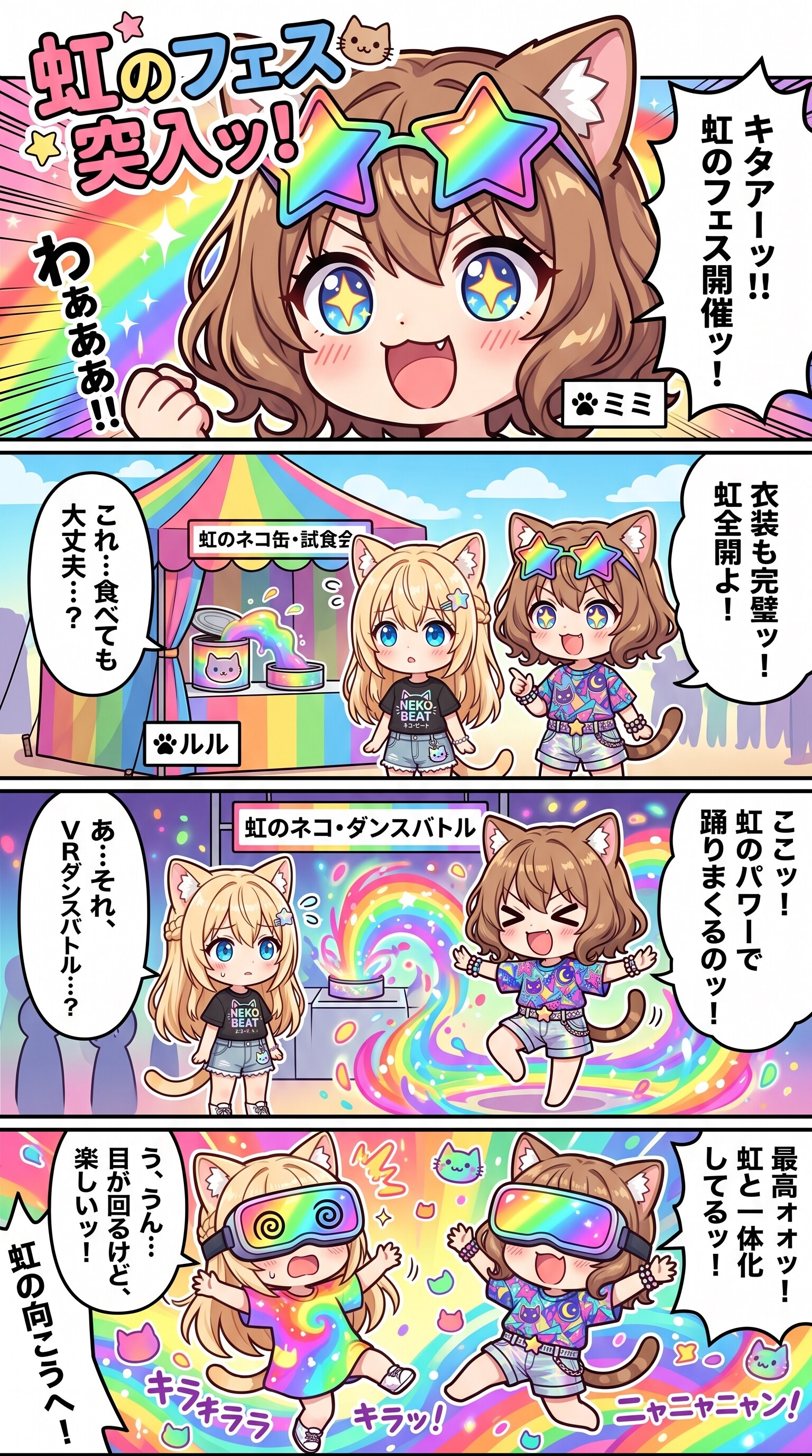 虹フェス突入ッ！ +おまけ🐾