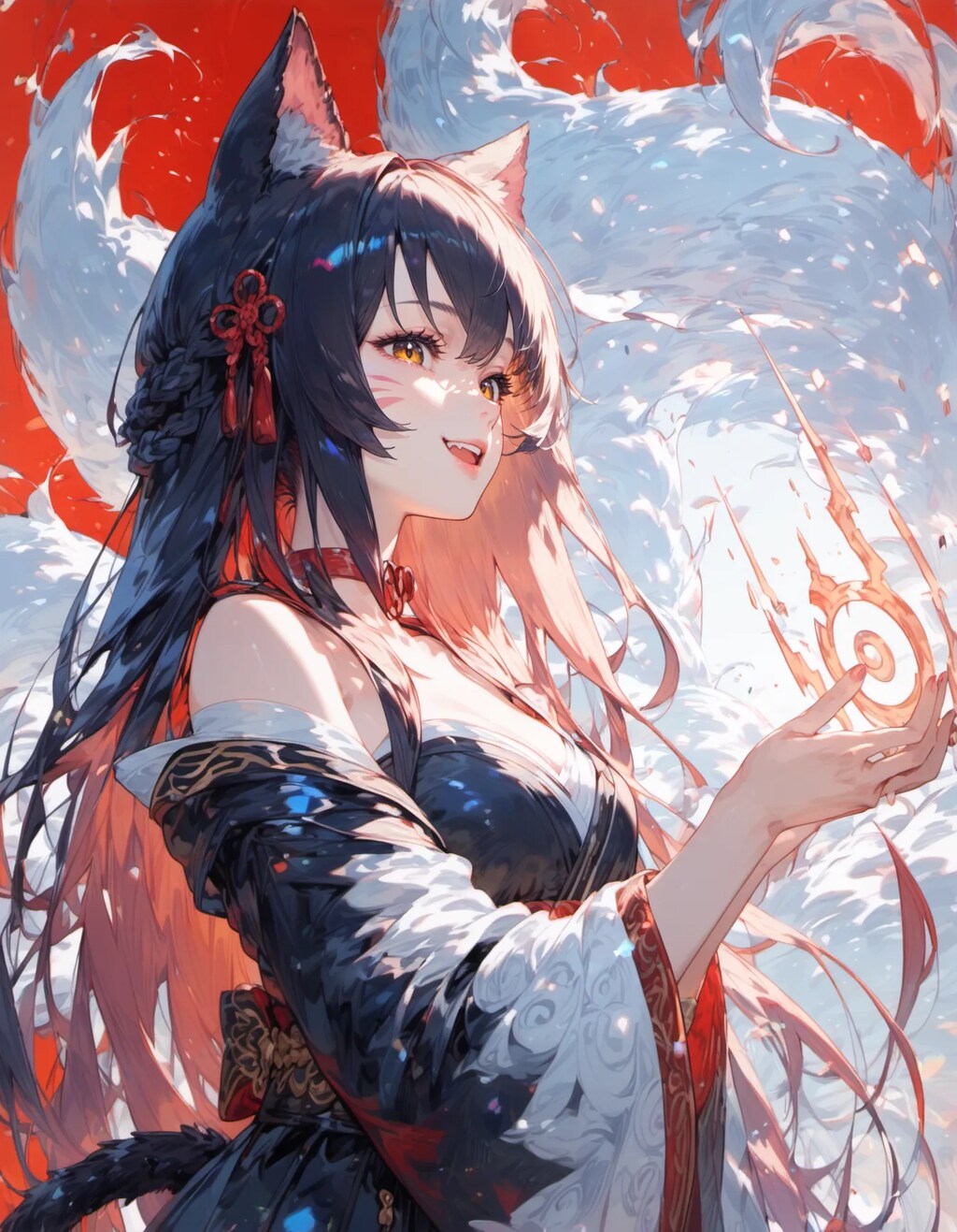 The Nine-Tailed Ember Queen