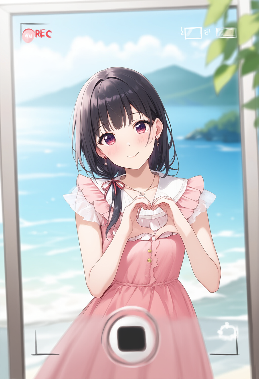 スマホ越しの君 | の人気AIイラスト・グラビア