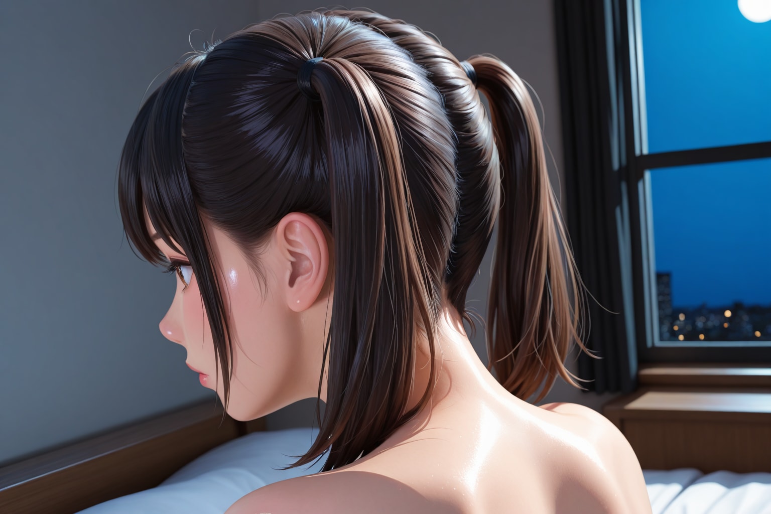 リアルな髪の毛