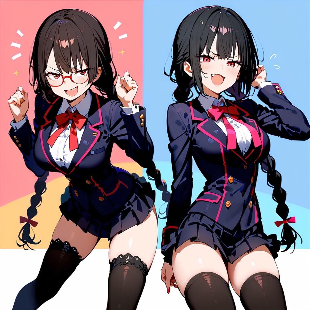 紅ちゃんと茜ちゃん