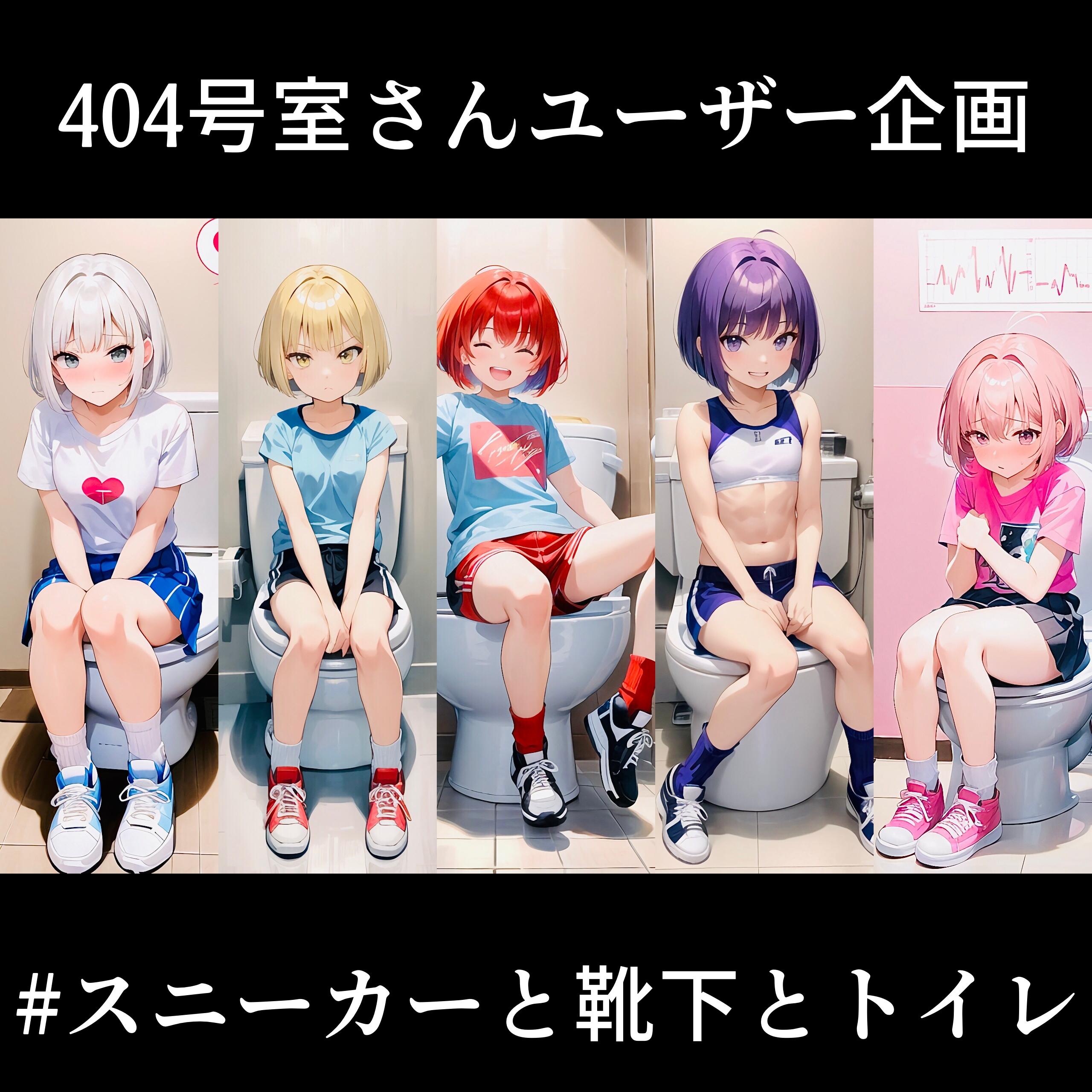 スニーカーと靴下とトイレとうちの子たち