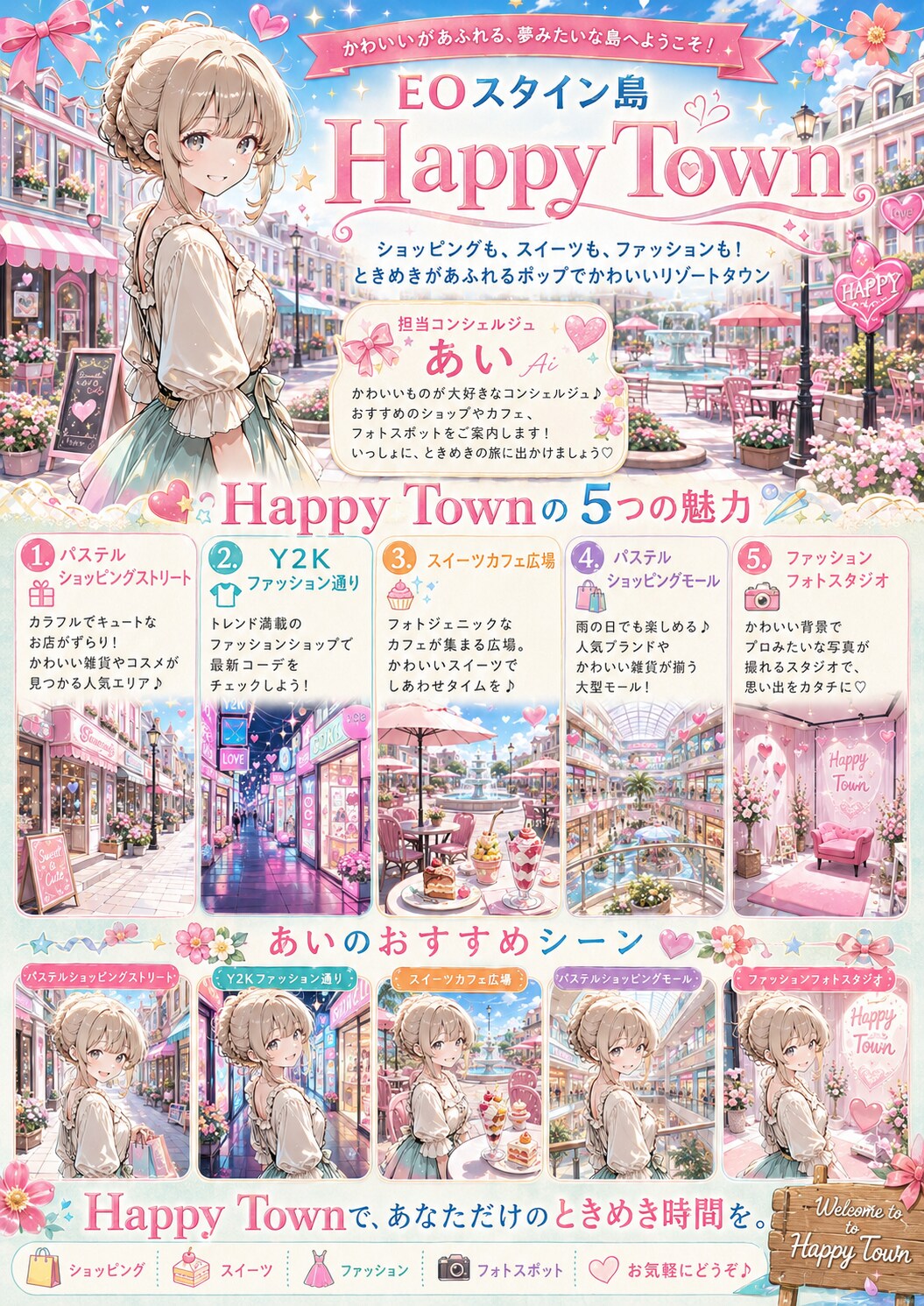 Happy Townへようこそ part1 | の人気AIイラスト・グラビア