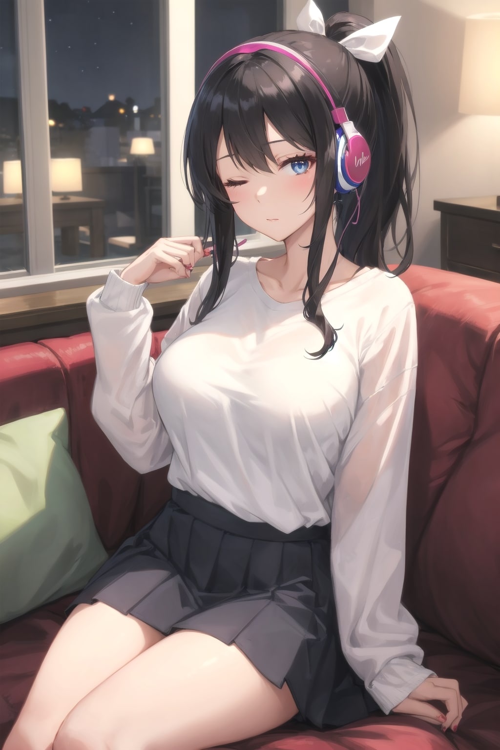 ん？起きているわよ…