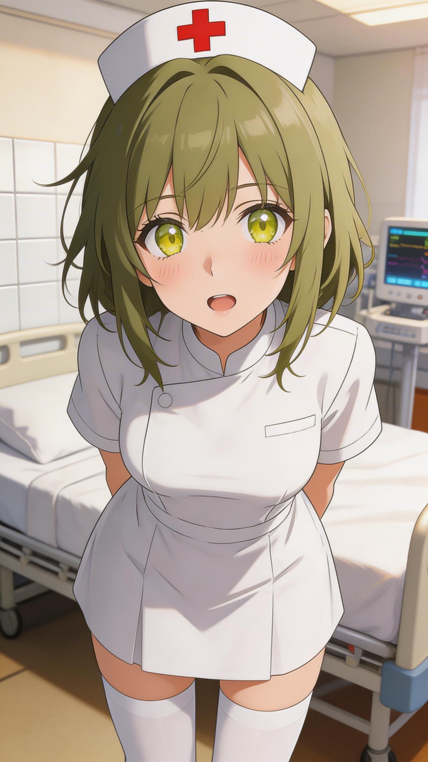 MESS「あの、こちらに"ちちぷい廃"の患者がいると聞いて……」 | の人気AIイラスト・グラビア