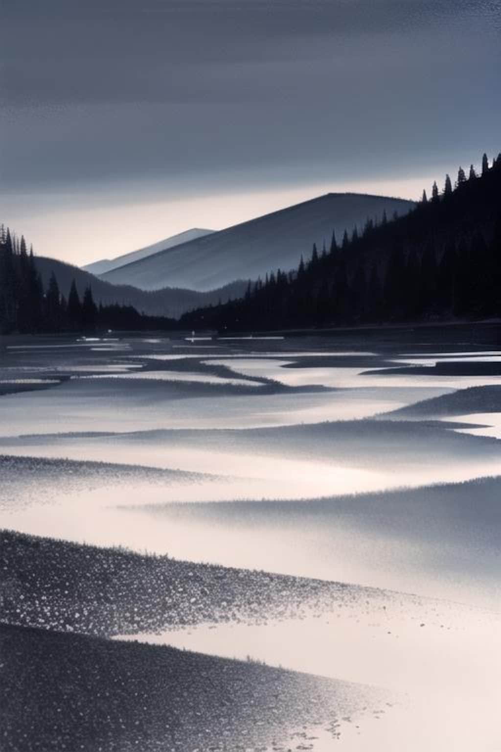 モノクロ水墨画カラー化ほか