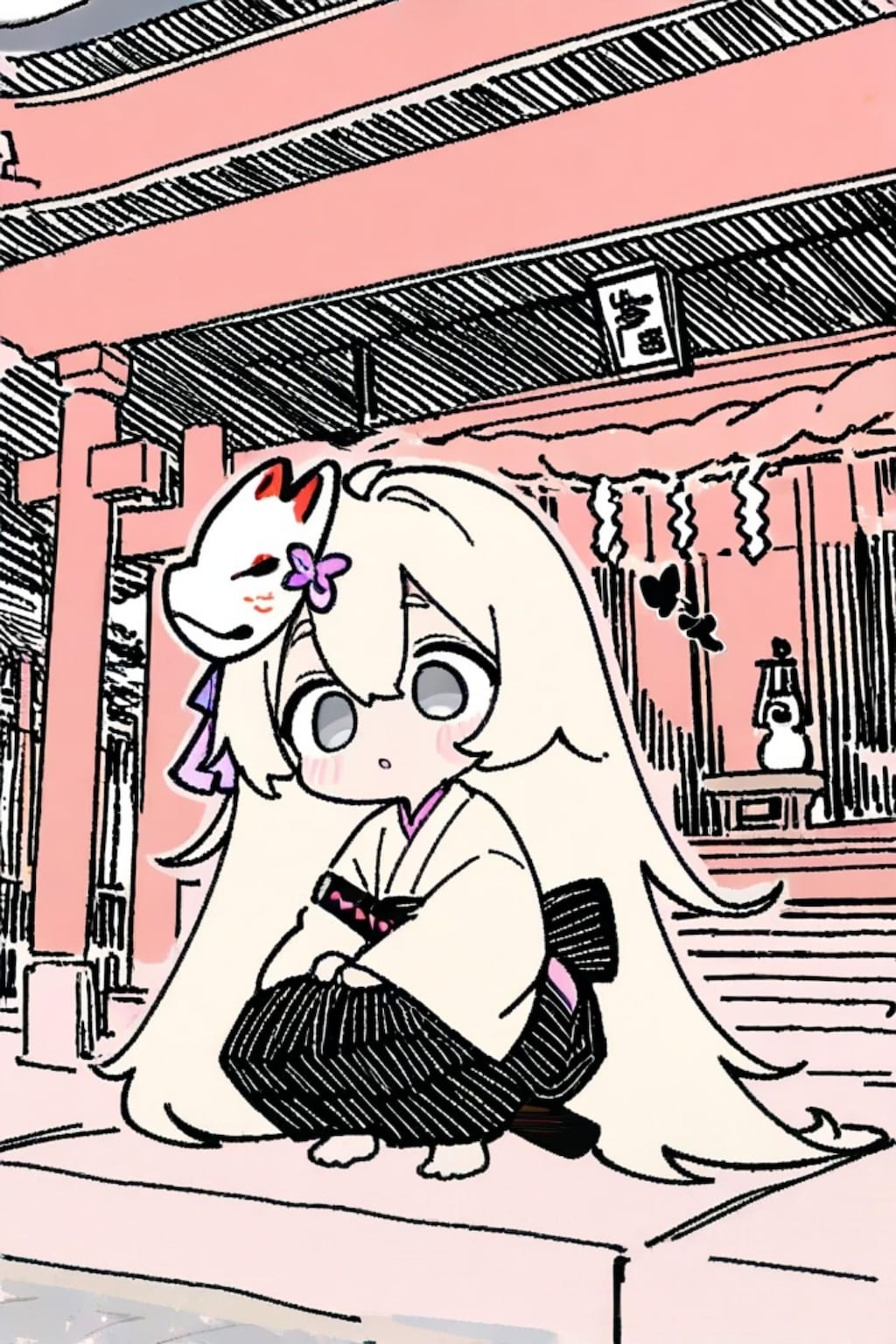 サムライの白髪ちゃん