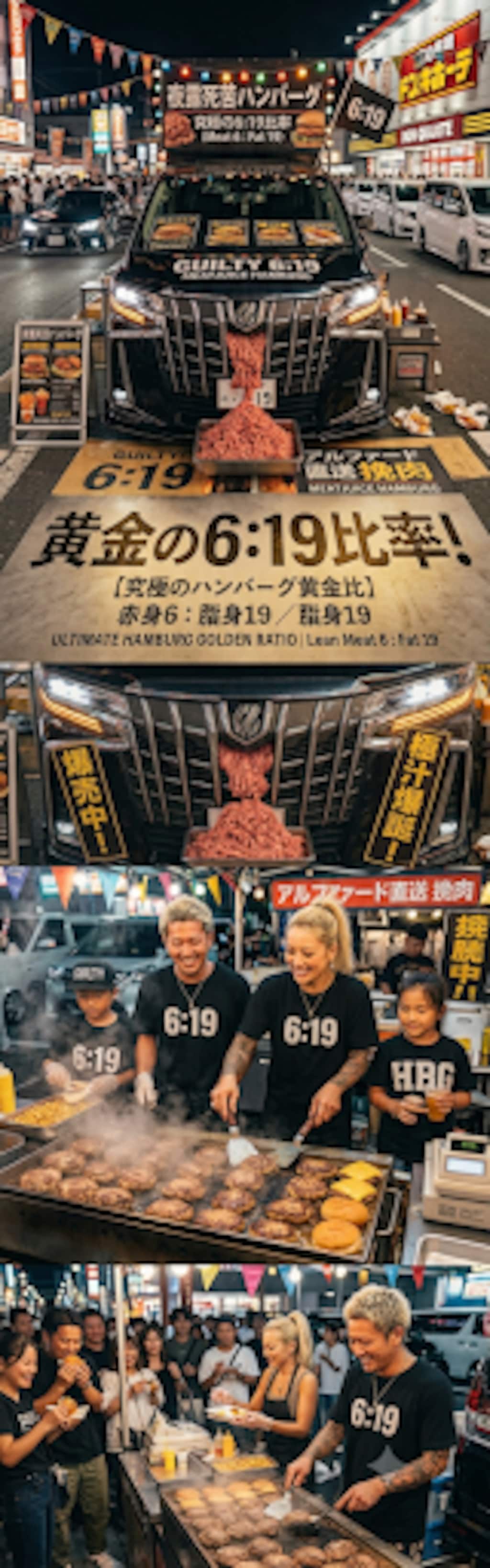 幸せヤンキー家族アルファードハンバーグ