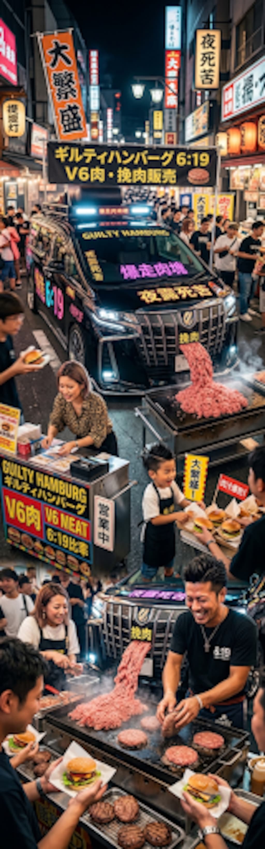 幸せヤンキー家族アルファードハンバーグ