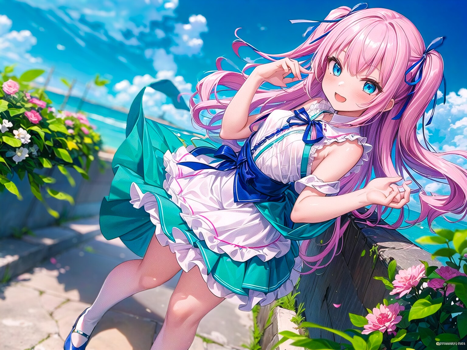勢い余って初夏を呼び込んだお花の妖精さん