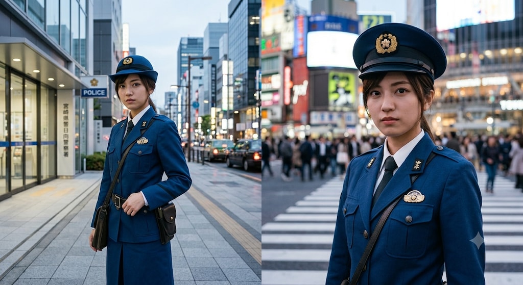 街なかコスプレ：警察官