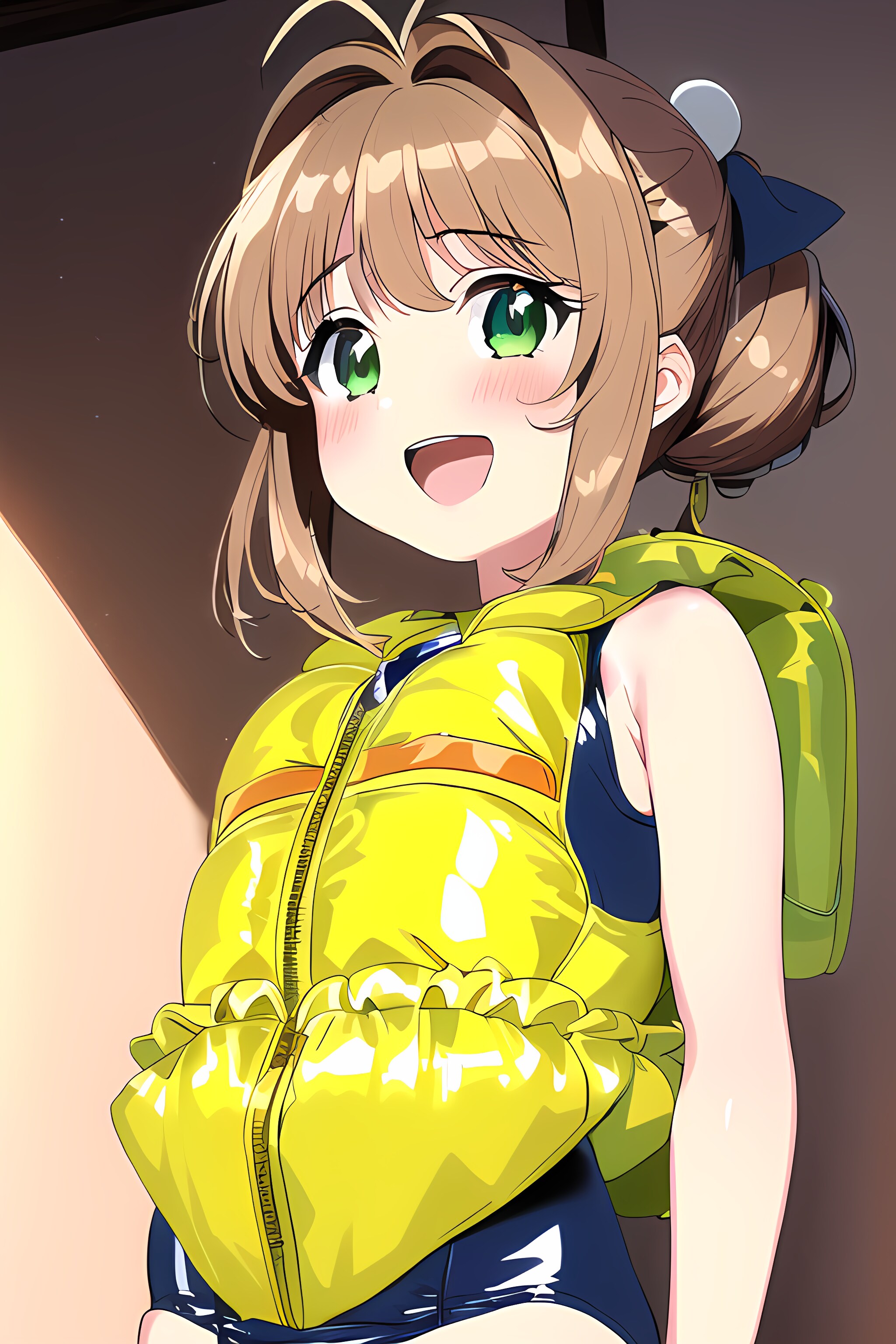 スク水+ライフジャケット+CCさくら
