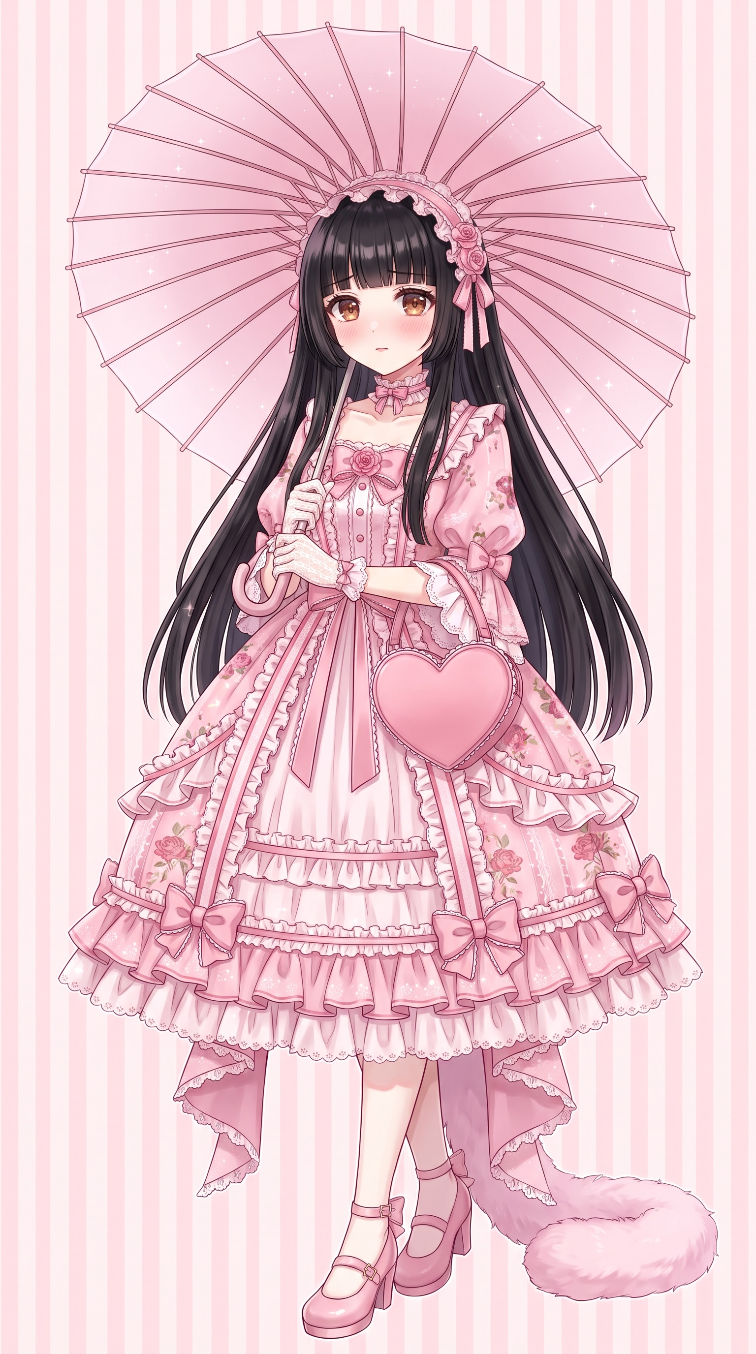 桜霞傘舞少女 | の人気AIイラスト・グラビア