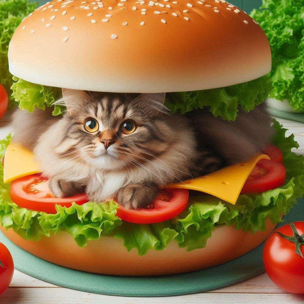 猫バーガー