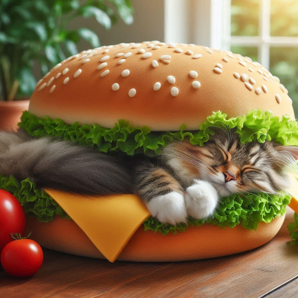 猫バーガー