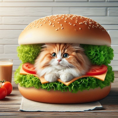 猫バーガー