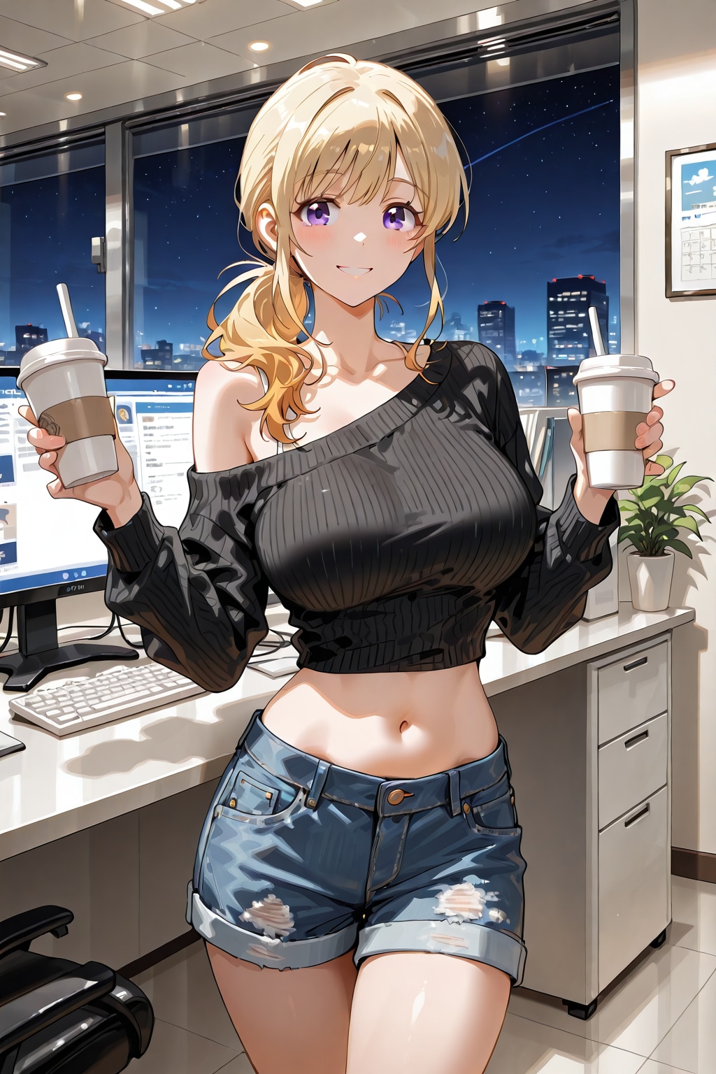 コーヒーでも