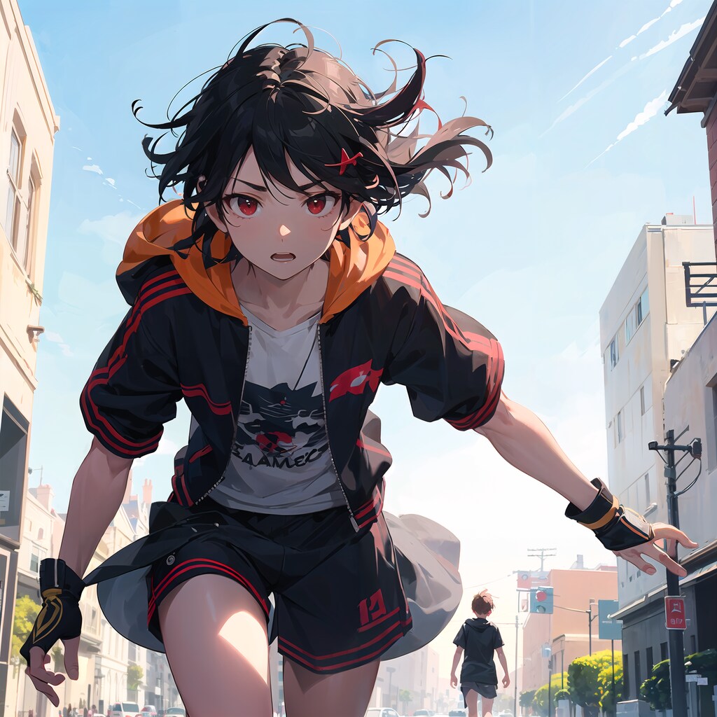 うちの（おとこの）こ_颯爽