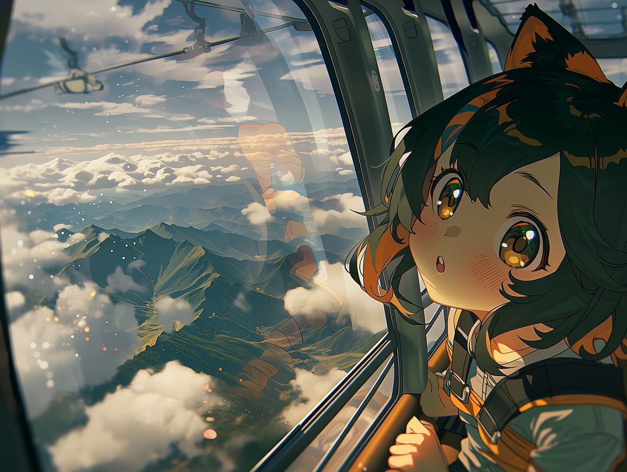 9２.「ろ」→「ロープウェイ」鈴九　niji7 | の人気AIイラスト・グラビア