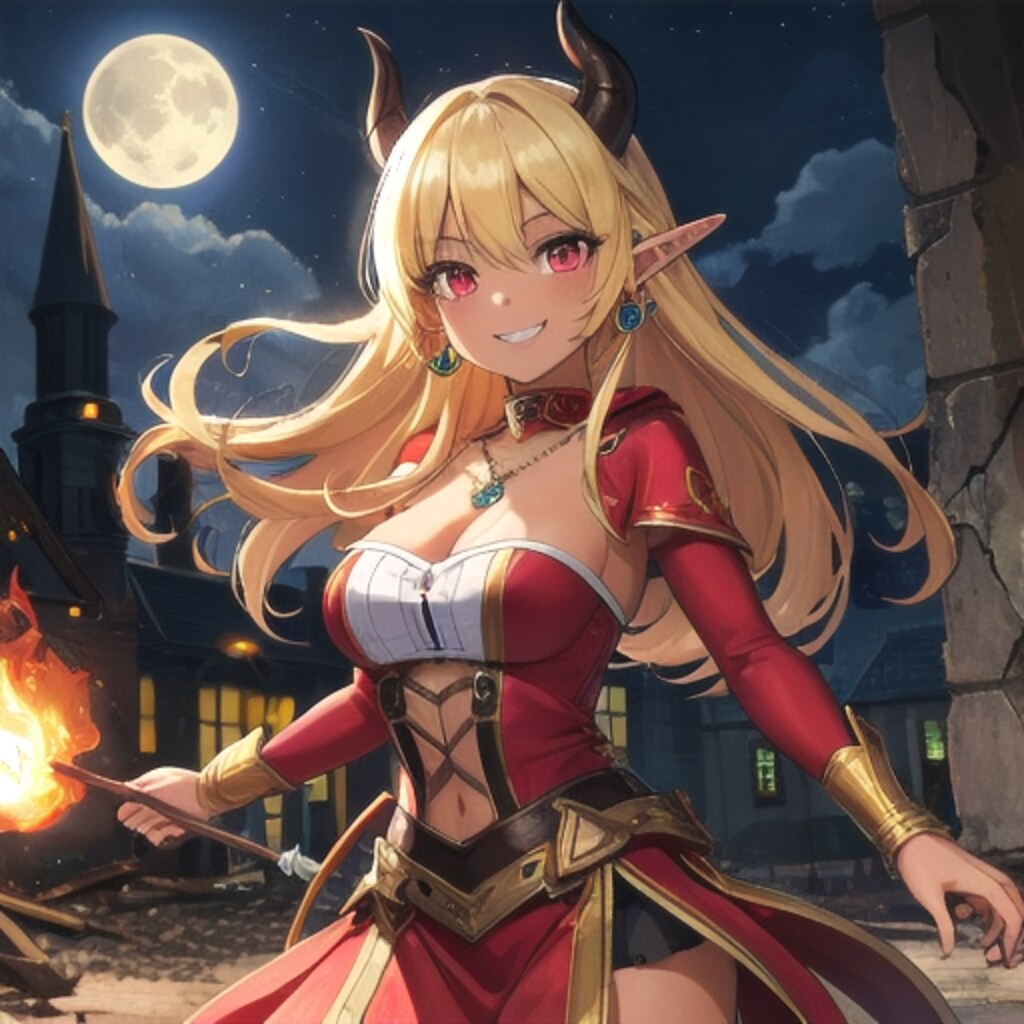 闇落ちしたエルフ