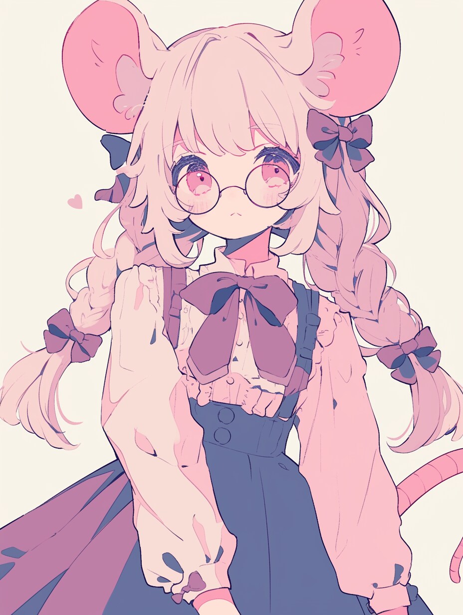 キュート系ねずみガール