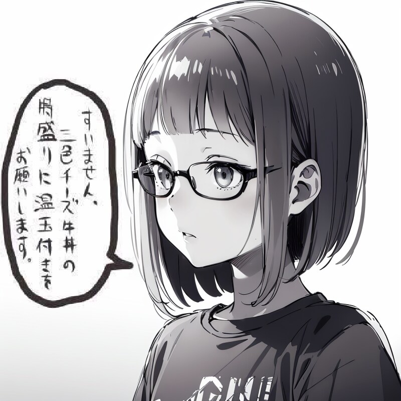 すき家でチー牛を頼むすいか