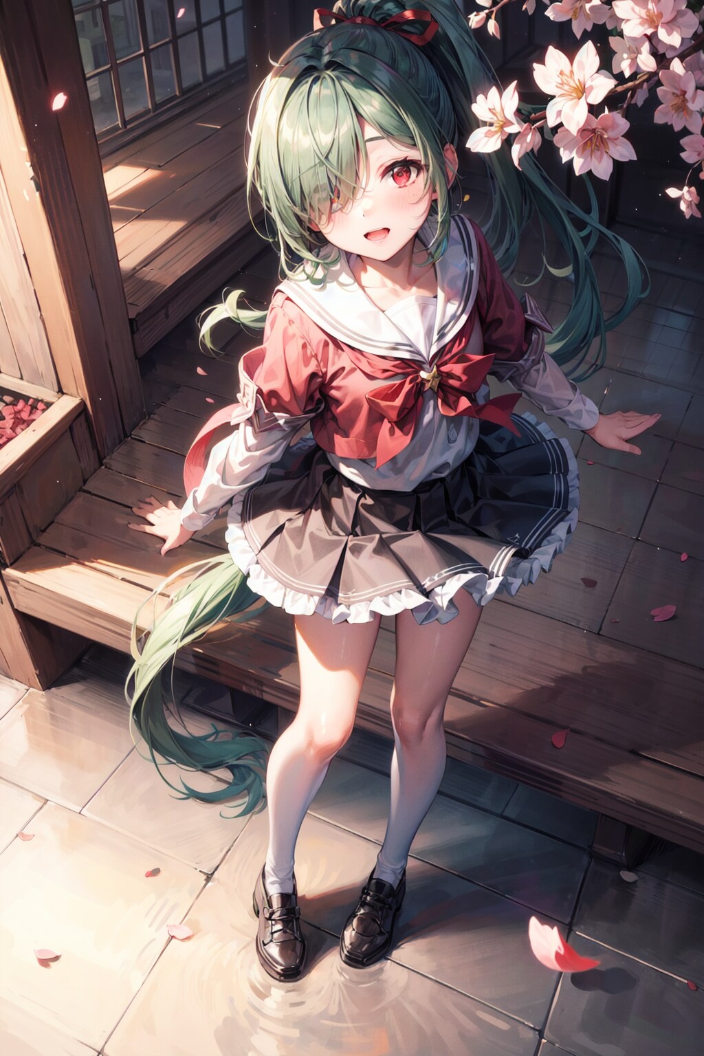 学生服カラス娘さん