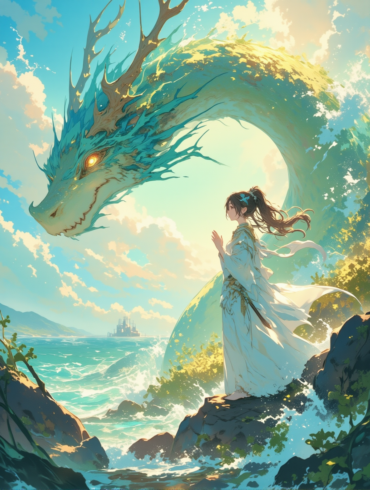 海の巫女_71 | の人気AIイラスト・グラビア